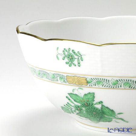 ヘレンド アポニーグリーン 00365-0-00 ボウル 16cm