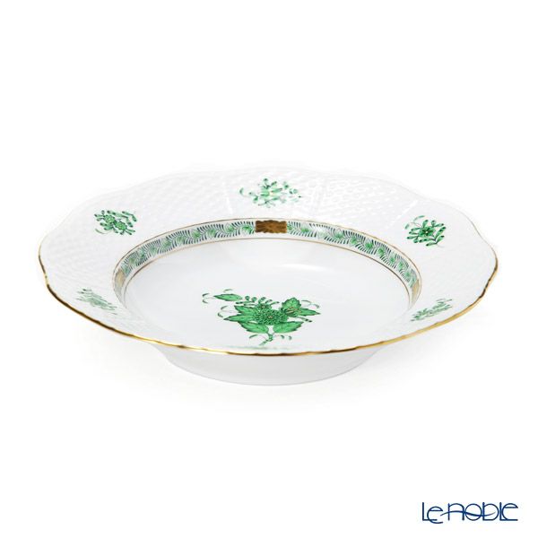 ヘレンド アポニーグリーン AV 00505-0-00 スーププレート 20cm