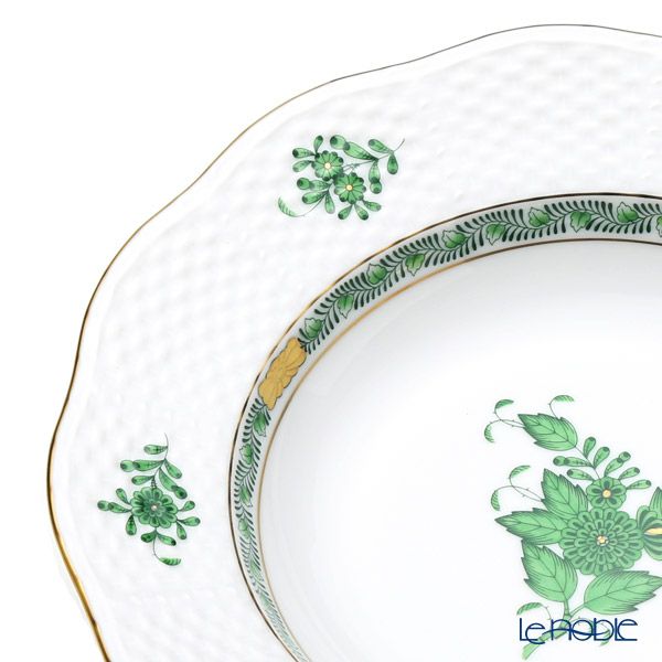 ヘレンド アポニーグリーン AV 00505-0-00 スーププレート 20cm