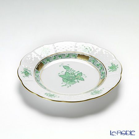 ヘレンド アポニーグリーン 00512-0-00 プレート 12.5cm