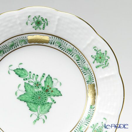 ヘレンド アポニーグリーン 00512-0-00 プレート 12.5cm