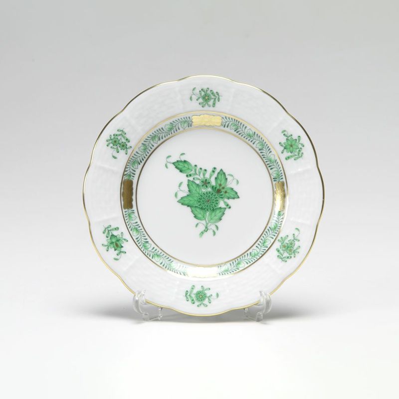 ヘレンド アポニーグリーン 00512-0-00 プレート 12.5cm