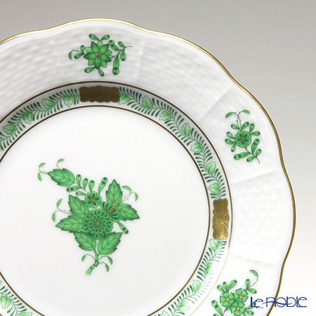 ヘレンド アポニーグリーン 00513-0-00 プレート 15cm