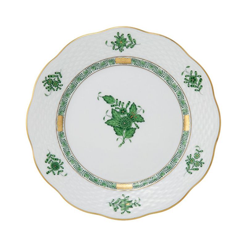 ヘレンド アポニーグリーン プレート 19cm 00517-0-00