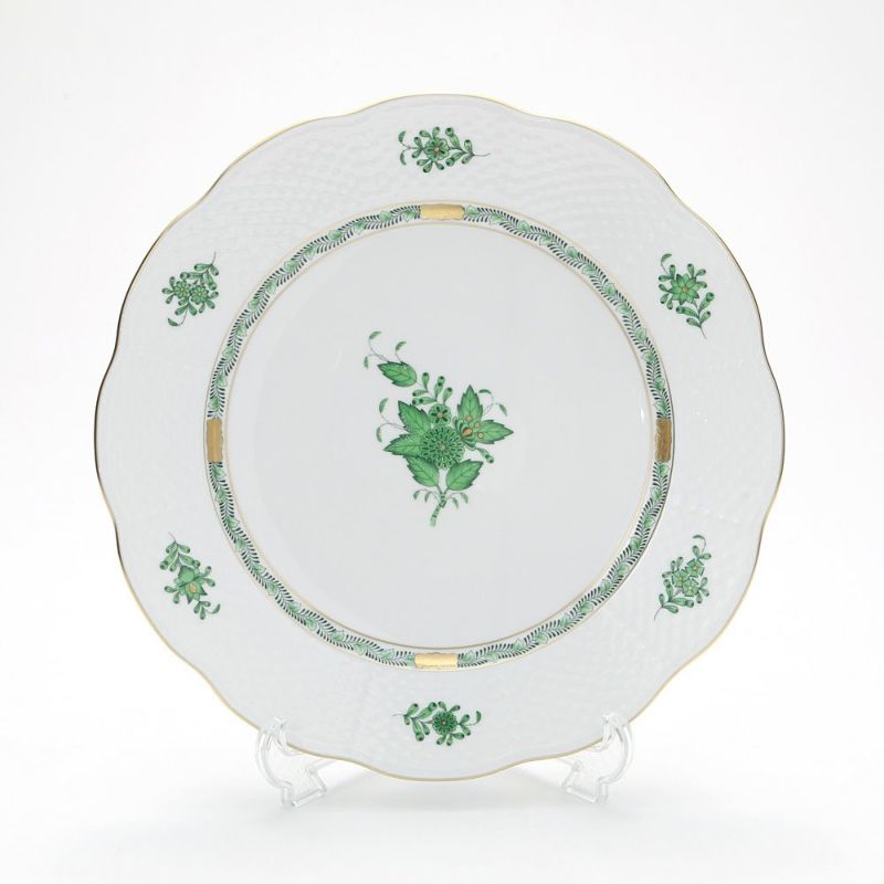 ヘレンド アポニーグリーン 00527-0-00 プレート 28.5cm