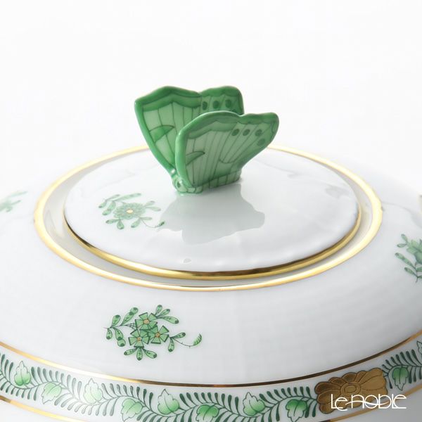 ヘレンド アポニーグリーン 00606-0-17 ティーポット チョウ 800ml