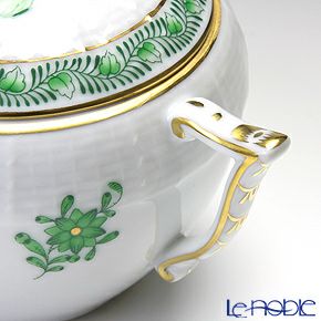 ヘレンド アポニーグリーン 00608-0-09 ティーポット ローズ 400ml