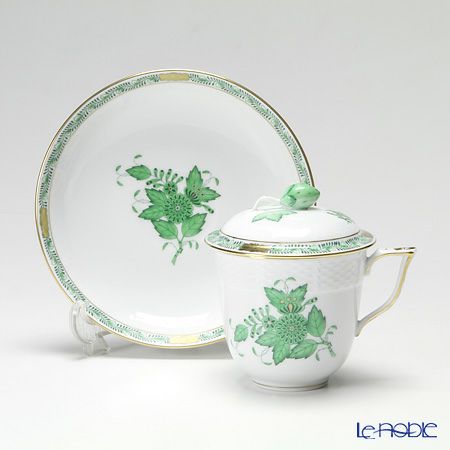 ヘレンド アポニーグリーン 00705-0-11 ハーブティーカップ＆ソーサー ストロベリー 200ml