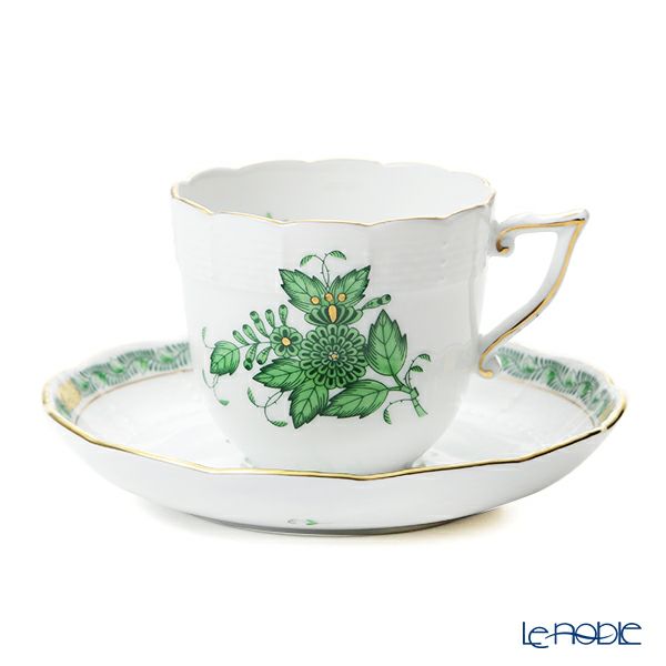 ヘレンド アポニーグリーン 00706-0-00 コーヒーカップ＆ソーサー 160ml
