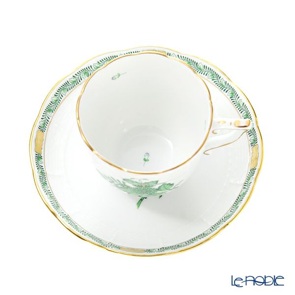 ヘレンド アポニーグリーン 00706-0-00 コーヒーカップ＆ソーサー 160ml
