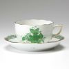 ヘレンド アポニーグリーン 00724-0-00／724 ティーカップ＆ソーサー 200ml