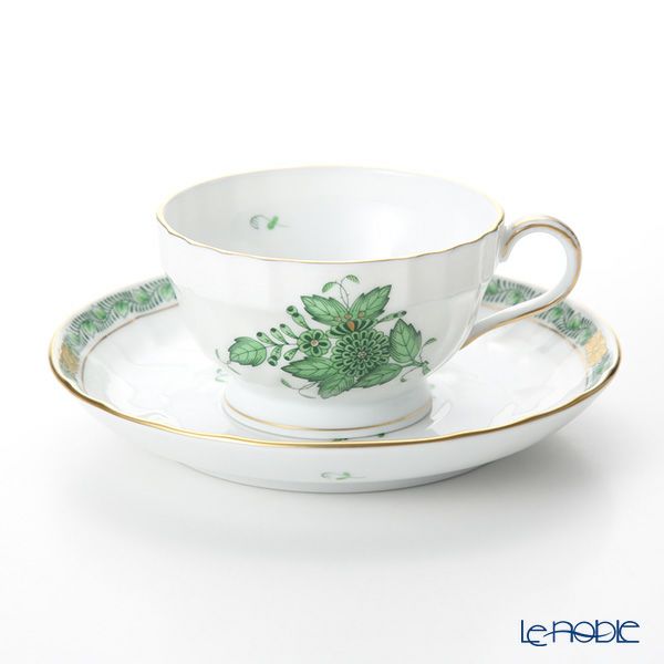 ヘレンド アポニーグリーン 01712-0-00 ティーカップ＆ソーサー 150ml