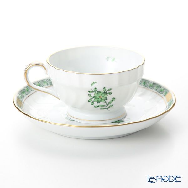 ヘレンド アポニーグリーン 01712-0-00 ティーカップ＆ソーサー 150ml