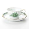 ヘレンド アポニーグリーン 01712-0-00 ティーカップ＆ソーサー 150ml