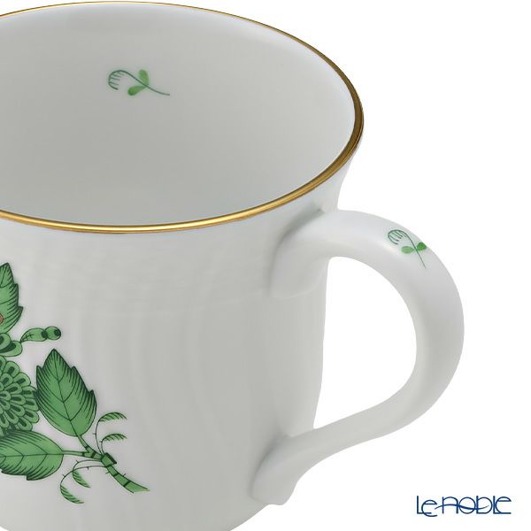 ヘレンド アポニーグリーン 01729-0-00／1729 マグ 250ml