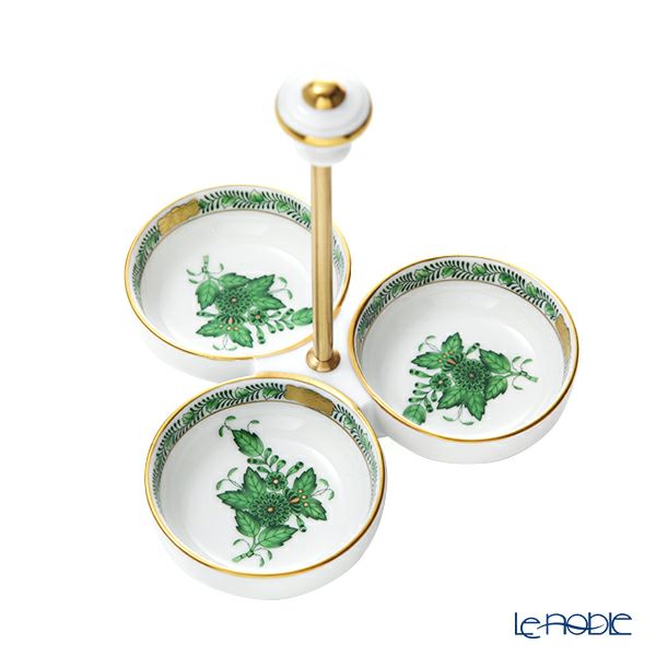 ヘレンド アポニーグリーン AV スパイスホルダー 02247-0-15