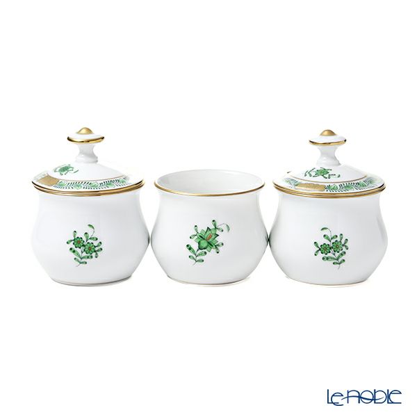 ヘレンド アポニーグリーン AV スパイスホルダー 02247-0-15