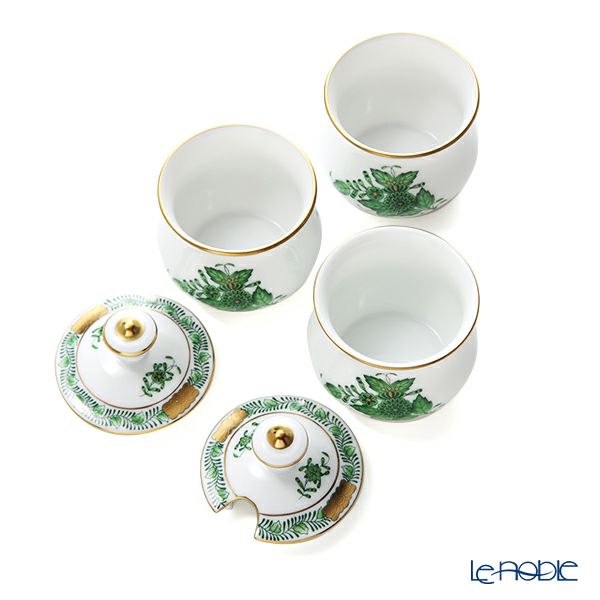 ヘレンド アポニーグリーン AV スパイスホルダー 02247-0-15