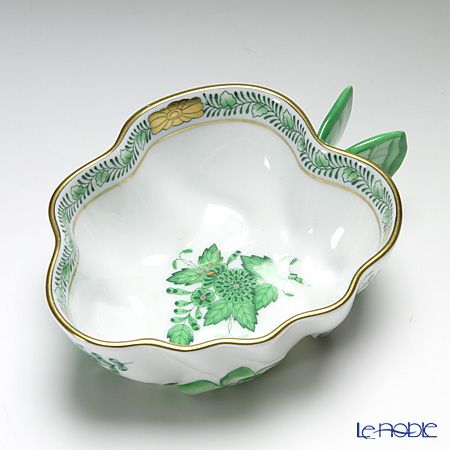 ヘレンド アポニーグリーン 02492-0-17 オープンシュガー 10.5cm（蝶）