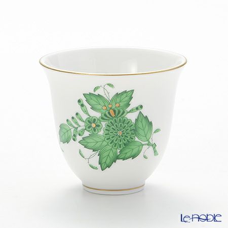 ヘレンド アポニーグリーン 02784-0-00 カップ（ぐい呑み）