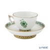 ヘレンド アポニーグリーン AV スモールカップ＆ソーサー 03371-0-21
