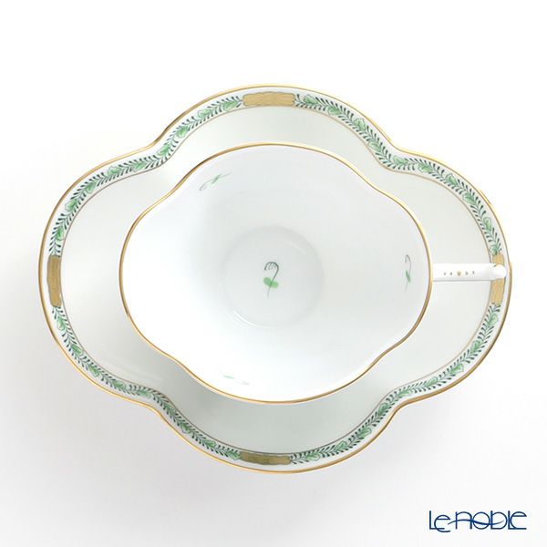 ヘレンド アポニーグリーン 04196-0-00 ティーカップ＆ソーサー 140ml