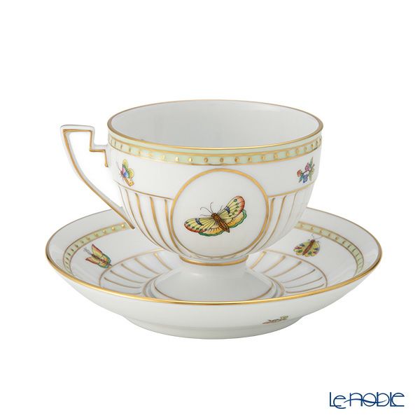 ヘレンド アポニーグリーン AV ティーカップ＆ソーサー 04459-0-00