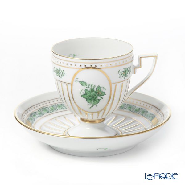 ヘレンド アポニーグリーン 04467-0-00 アンピールカップ＆ソーサー