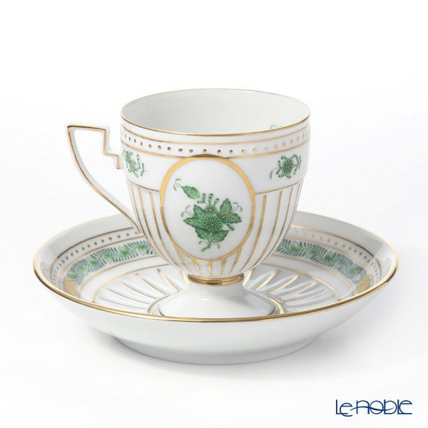 ヘレンド アポニーグリーン 04467-0-00 アンピールカップ＆ソーサー