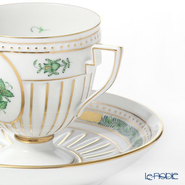 ヘレンド アポニーグリーン 04467-0-00 アンピールカップ＆ソーサー