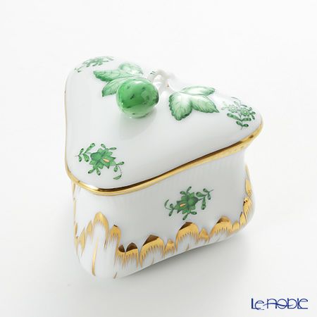 ヘレンド アポニーグリーン 06079-0-11 ボンボン入れ トライアングルストロベリー