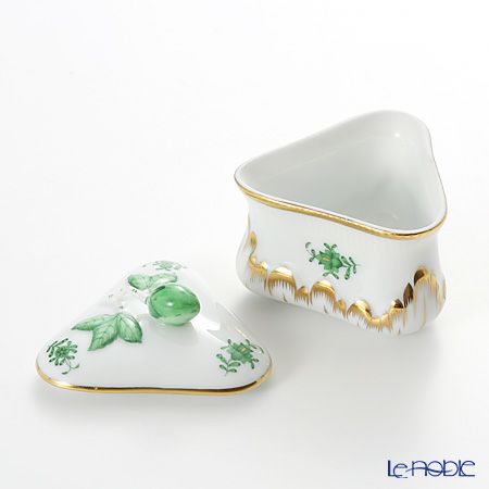 ヘレンド アポニーグリーン 06079-0-11 ボンボン入れ トライアングルストロベリー