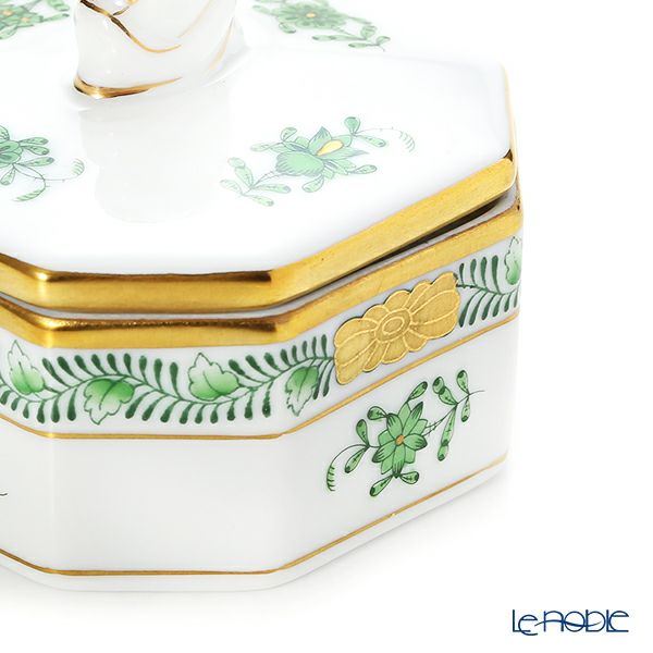 ヘレンドアポニーグリーン AV オクタゴナルボックス（マンダリン） 06104-0-21