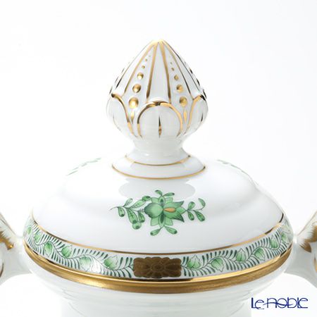 ヘレンド アポニーグリーン 06491-0-23 ベース（ふた付） 36cm