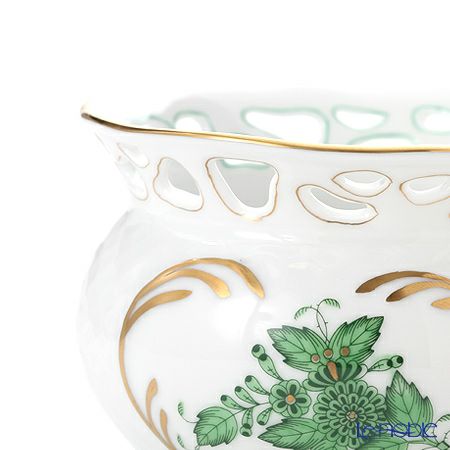 ヘレンド アポニーグリーン 06526-0-00 ベース（透かし） 6.5cm