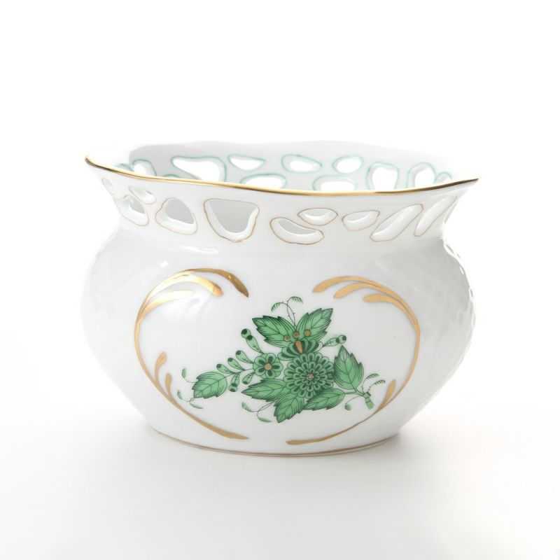 ヘレンド アポニーグリーン 06526-0-00 ベース（透かし） 6.5cm