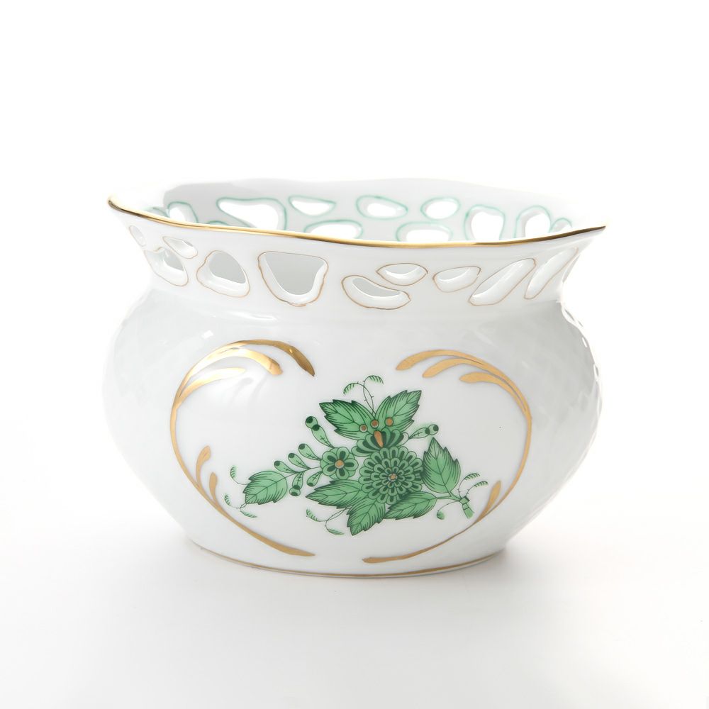 ヘレンド アポニーグリーン 06526-0-00 ベース（透かし） 6.5cm