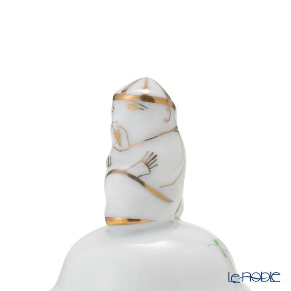 ヘレンド アポニーグリーン AV ミニベース蓋付（マンダリン） 9cm 06574-0-21