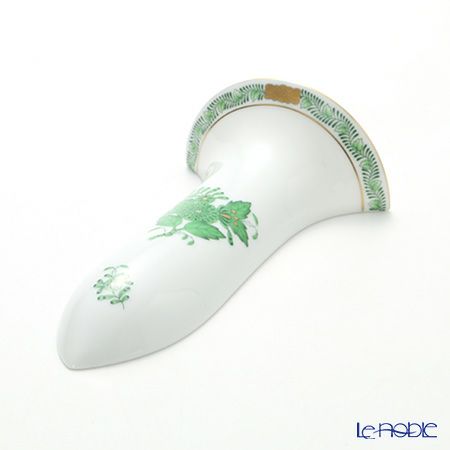 ヘレンド アポニーグリーン ウォールベース 16cm 壁掛け用花瓶