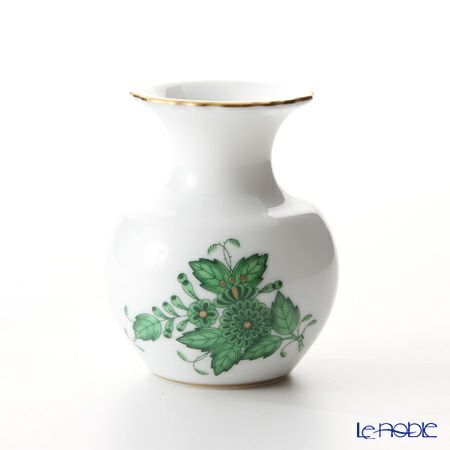 ヘレンド アポニーグリーン 07193-0-00 ミニチュアベース 6.4cm