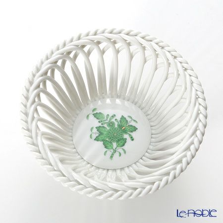 ヘレンド アポニーグリーン 07372-0-00 バスケット