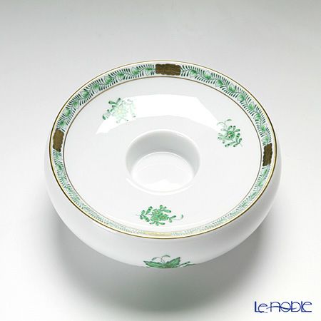 ヘレンド アポニーグリーン 07678-0-00 キャンドルホルダー 14.5cm