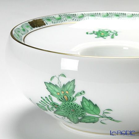 ヘレンド アポニーグリーン 07678-0-00 キャンドルホルダー 14.5cm