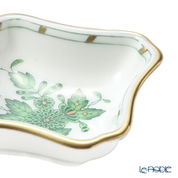 ヘレンド アポニーグリーン 07734-0-00 ミニアッシュトレイ 5.5cm 小皿／豆皿