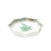ヘレンド アポニーグリーン 07753-0-00 オクタゴナルトレイ11cm