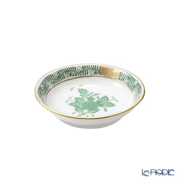 ヘレンド アポニーグリーン 07754-0-00 ラウンドディッシュ 7.5cm