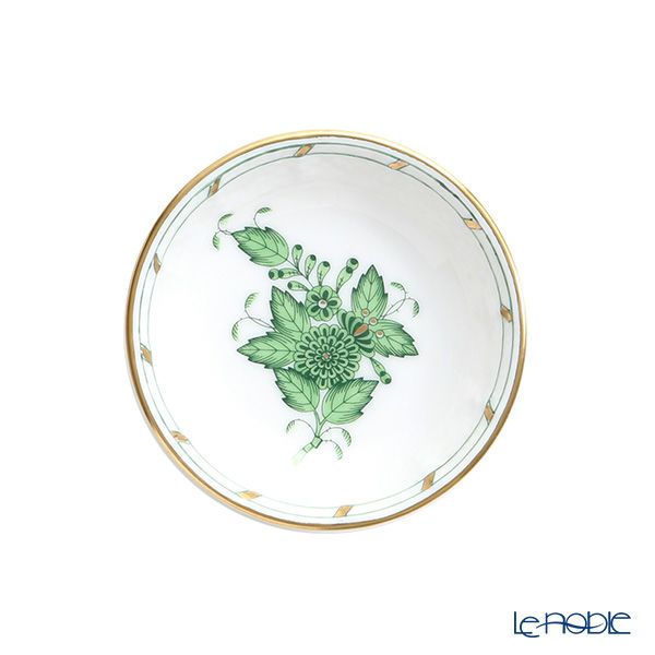 ヘレンド アポニーグリーン 07755-0-00 ラウンドディッシュ 7.5cm