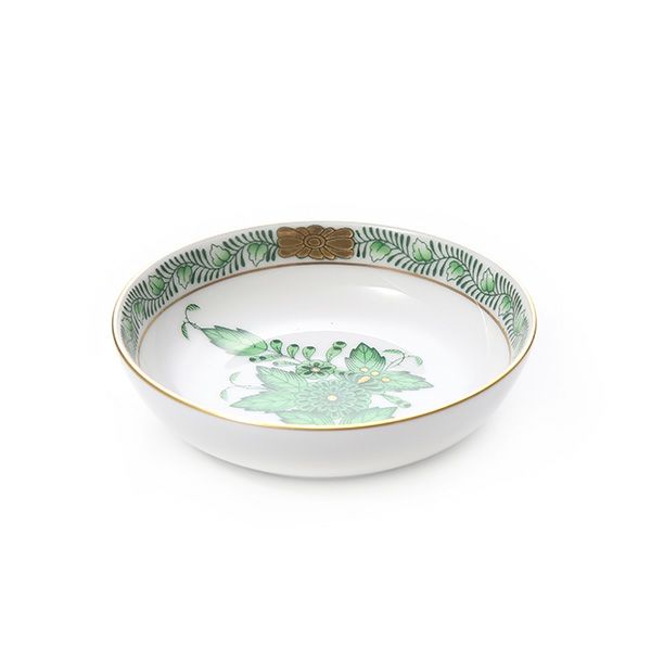 ヘレンド アポニーグリーン 07758-0-00 ラウンドディッシュ 8.5cm