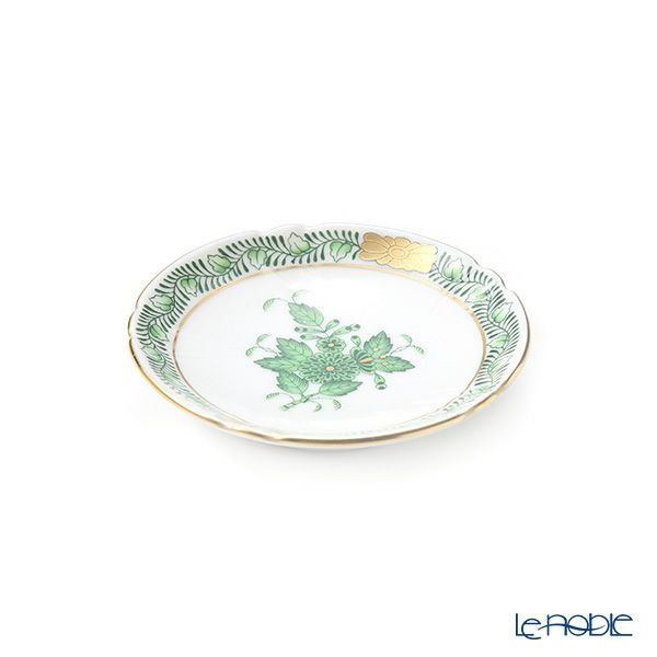 ヘレンド アポニーグリーン 07764-0-00 プレート 7.5cm