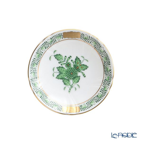 ヘレンド アポニーグリーン 07764-0-00 プレート 7.5cm